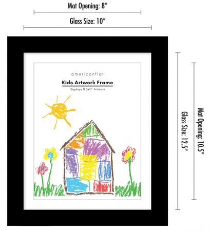 Rama foto Americanflat A4, 25.4 x 31.8 cm, negru [3]