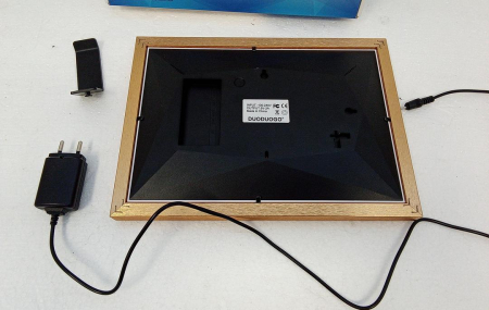 Ramă foto digitală Wi-Fi, 10 inch, ecran tactil, memorie de 16 GB, auriu [3]