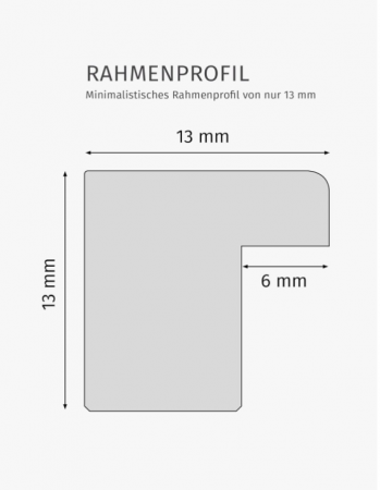 Ramă foto JUNOMI A2 42 x 59,4 cm cu sticlă Plexi [4]