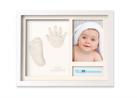 Cadouri - Ramă foto și kit amprentă mânuță și picioruș KeaBabies, set amintiri