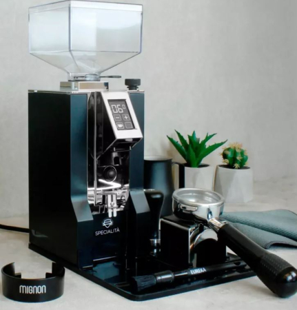 Rasnita de cafea Eureka Mignon Specialita, Micrometrica, 16CR, Negru Inox [10]