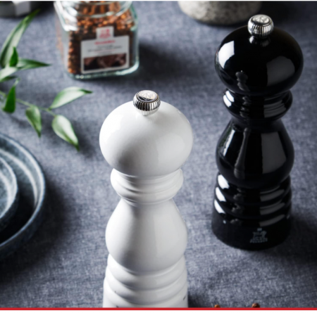 Rasnita pentru sare si piper PEUGEOT Paris u'Select 40 cm, 6 setari de macinare, din lemn, negru lacuit [6]