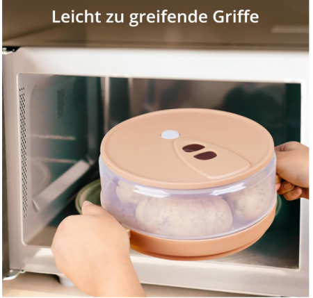 Recipient cuptor microunde pentru gatit cu aburi Winter Shore, fara BPA [7]