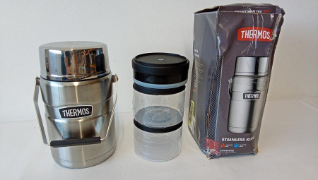 Recipient izolat termic pentru alimente Thermos King JAR 1,20 L, oțel inoxidabil [1]