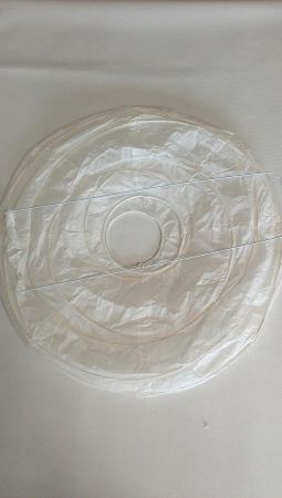 REGOLIT Abajur lustră, alb/lucrat manual, 45 cm [1]