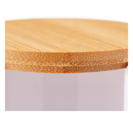 Relaxdays Set de 2 Dozatoare de tampoane de bumbac 17.5 x 7.5 cm, Alb [7]