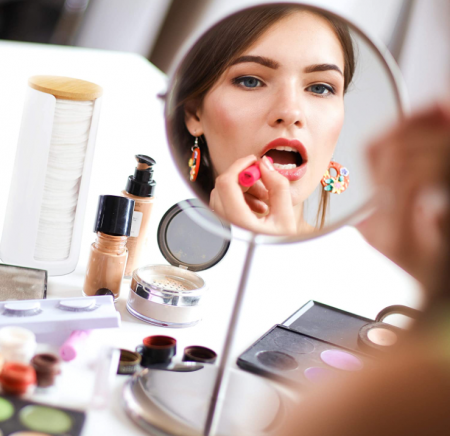 Relaxdays Set de 2 Dozatoare de tampoane de bumbac 17.5 x 7.5 cm, Alb [4]