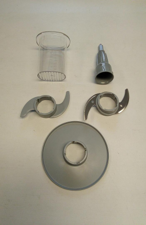 Robot de bucatarie Bosch MultiTalent 3 MCM3100W, 800 W, bol 2.3 l, 2 viteze, Alb/Gri [3]