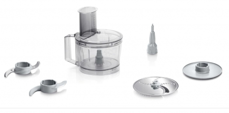 Robot de bucatarie Bosch MultiTalent 3 MCM3100W, 800 W, bol 2.3 l, 2 viteze, Alb/Gri [7]