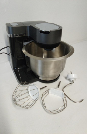 Robot de bucatarie Bosch MUMS2VM00, 900 W, 7 viteze + Pulse, Negru/Argintiu [1]