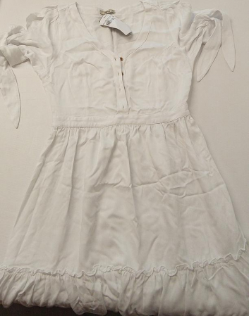 Rochie casual Hozapa LTB Jeans pentru femei, alb, Marimea S [1]