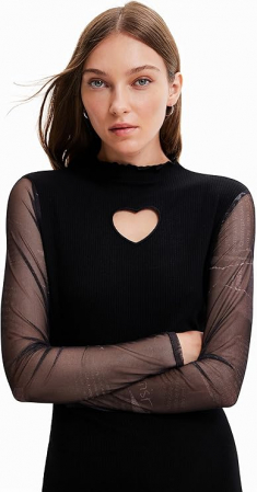 Rochie casual pentru femei Desigual Vest_Maky 2000, negru, S [2]