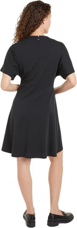 Rochie cu maneca scurta pentru femei Tommy Hilfiger WW0WW41271, negru, L [4]