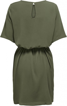 Rochie dama JACQUELINE de YONG Jdyamanda, maneci 2/4, kaki, marime 40 [2]