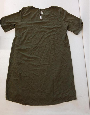 Rochie dama JACQUELINE de YONG Jdyamanda, maneci 2/4, kaki, marime 40 [1]