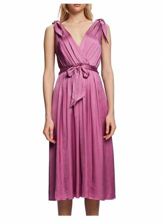 Imbracaminte femei - Rochie de satin fara maneci ESPRIT 043EO1E334-506, violet