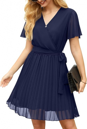 Rochii si Fuste dama - Rochie de vara casual GRECERELLE, bleumarin, M
