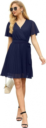 Rochie de vara casual GRECERELLE, bleumarin, M [4]