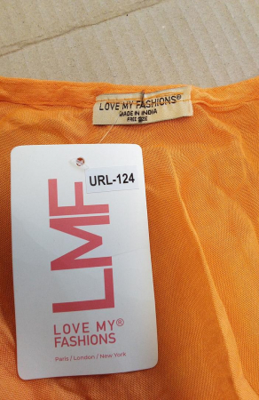 Rochie de vara pentru femei Love My Fashions, casual, portocaliu, Free Size [3]