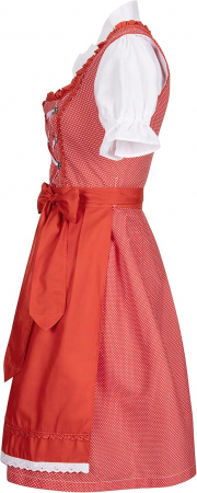 Rochie Dirndl Amelie pentru femei, Almwelt, rosu, marime 42 [6]