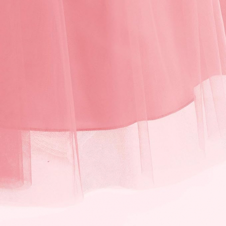 Rochie festivă pentru fete IBTOM CASTLE, roz, marime 150, 9-10 ani [4]