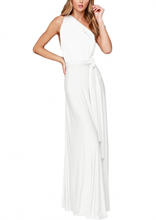 Rochii si Fuste dama - Rochie lunga eleganta pentru femei Ibtom Castle, alba, S