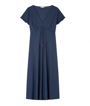 TOATE PRODUSELE - Rochie midi Springfield pentru femei, decolteu cu in V, bleumarin, M