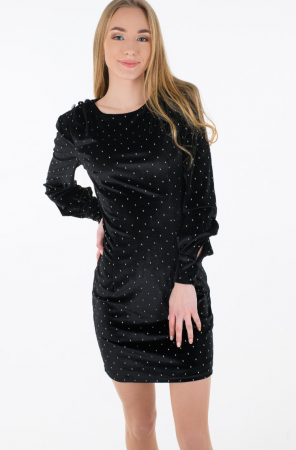 Rochie Rania Slim Fit Guess W0BK84 KA3N0, negru, S/40 [1]