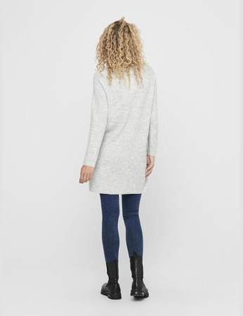 Rochie tricotata Only Onlcarol L/S Knt Noos, gri, marime S [3]
