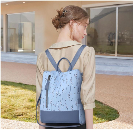 Rucsac antifurt pentru femei SODOLLEE, albastru [1]