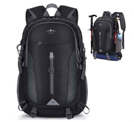 TOATE PRODUSELE - Rucsac de drumetie RAINSMORE, impermeabil, 40L, unisex, negru