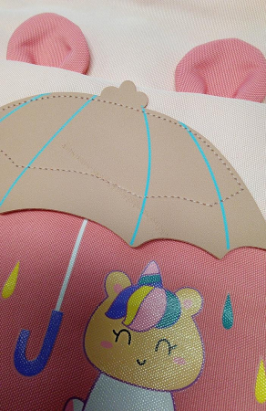 Rucsac de gradinita pentru copii Amythe, 3-7 ani, model cu unicorn, roz [1]