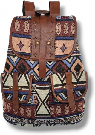 TOATE PRODUSELE - Rucsac de pânză pentru femei Zeollashop, stil hippie, vintage