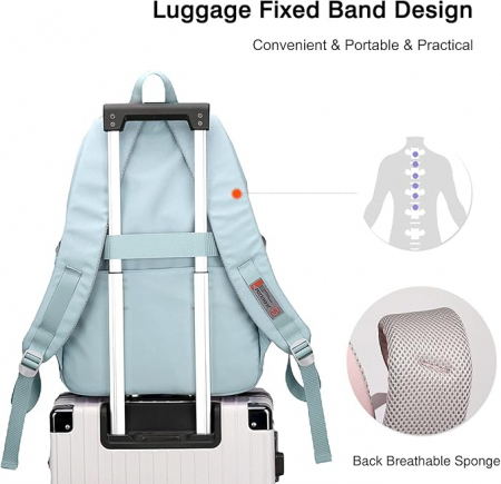 Rucsac de scoala pentru copii FANDARE, 32 x 22 x 45 cm, albastru [4]