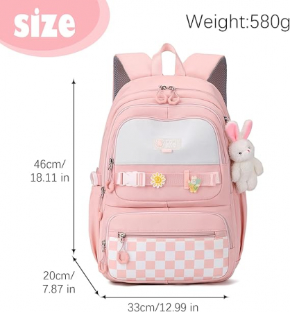 Rucsac de scoala pentru copii JANSBEN, unisex, negru [1]