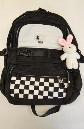 Rucsac de scoala pentru copii JANSBEN, unisex, negru [1]