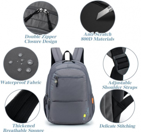 Rucsac de voiaj SPAHER pentru Ryanair, 40 x 20 x 25 cm, violet [5]