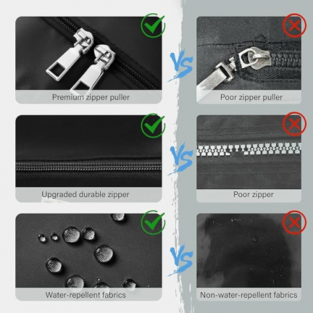 Rucsac de voiaj VMIKIV pentru Ryanair, 40 x 20 x 25 cm, negru [6]