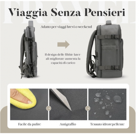 Rucsac de voiaj ZHXX, 40 x 20 x 25 cm [5]