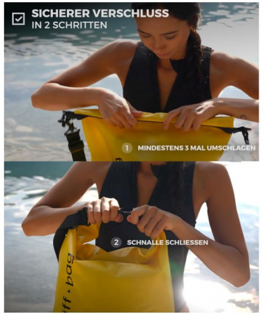 Rucsac impermeabil MNT10 Dry Bag Cliff-Bag, 20L [3]