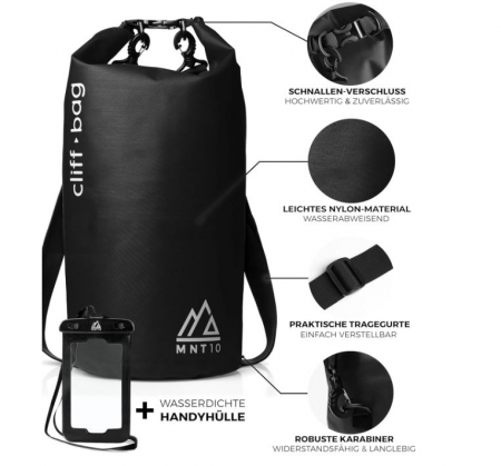 Rucsac impermeabil MNT10 Dry Bag Cliff-Bag, 20L [1]