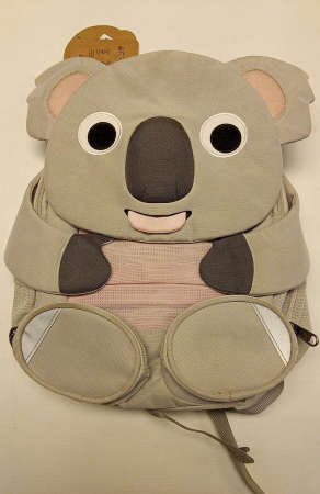 Rucsac pentru copii Affenzahn, 8L, urs koala, gri [1]