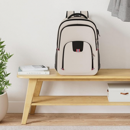 Rucsac pentru laptop Della Gao, port de încărcare USB, 50 x 32 x 20 cm, bej [1]