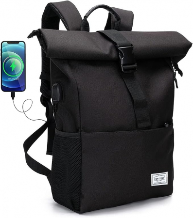 Articole Voiaj - Rucsac pliabil multifuncțional MoFut, pentru laptop de 15.6 inch, negru