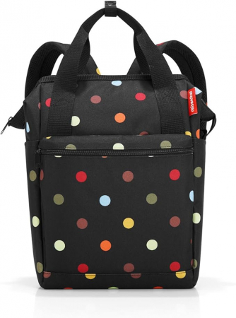 Sport & Activitati in aer liber - Rucsac Reisenthel Allrounder R, 25 x 40 x 17 cm, 12 litri, print cu buline
