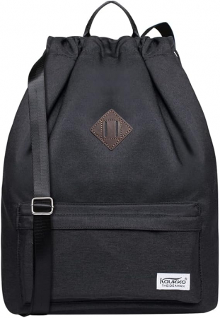 TOATE PRODUSELE - Rucsac sport KAUKKO, cu snur, unisex, negru