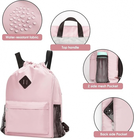 Rucsac sport pentru femei WANDF, roz [5]