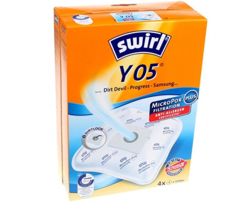 Electrocasnice & Climatizare - Set 4 saci aspirator SWIRL Y05, 6778329