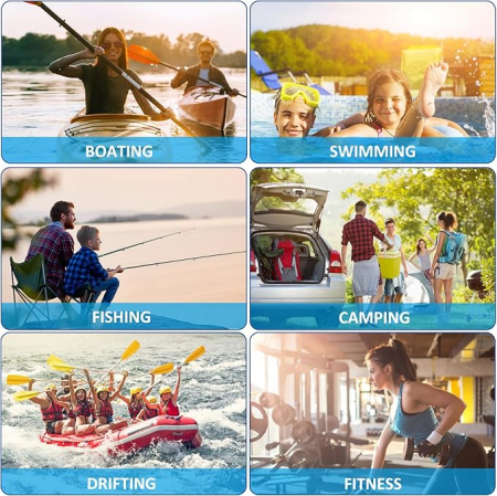 Sac impermeabil BLESION, portocaliu, 30L [6]