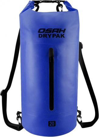 Sporturi acvatice - Sac Impermeabil OSAH DRYPAK, Curea de umăr reglabilă, 5L
